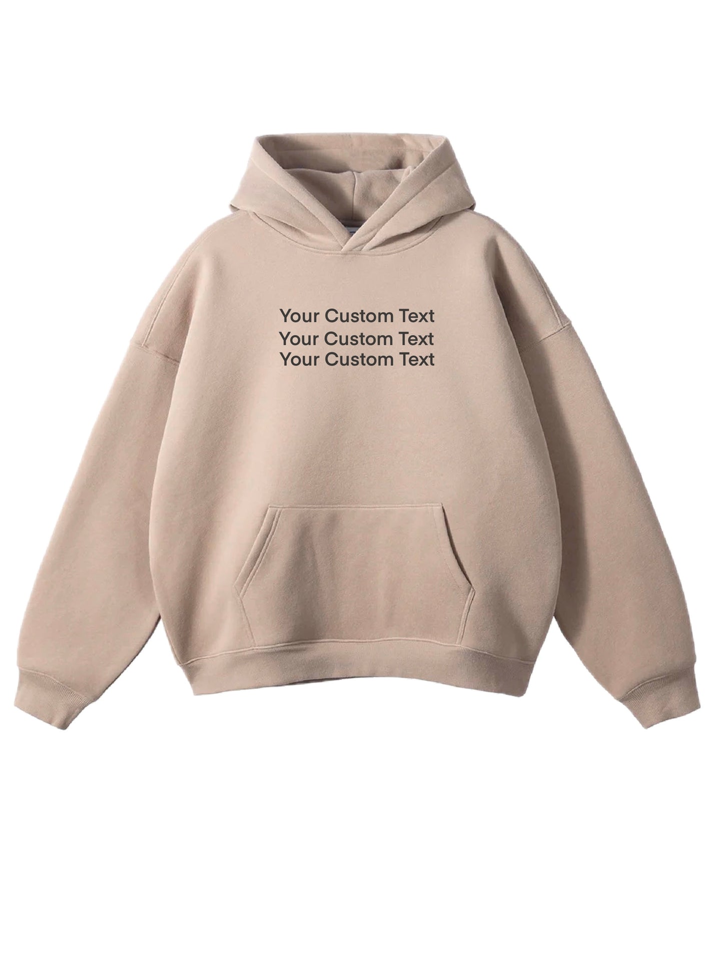 Hoodie with Large Text