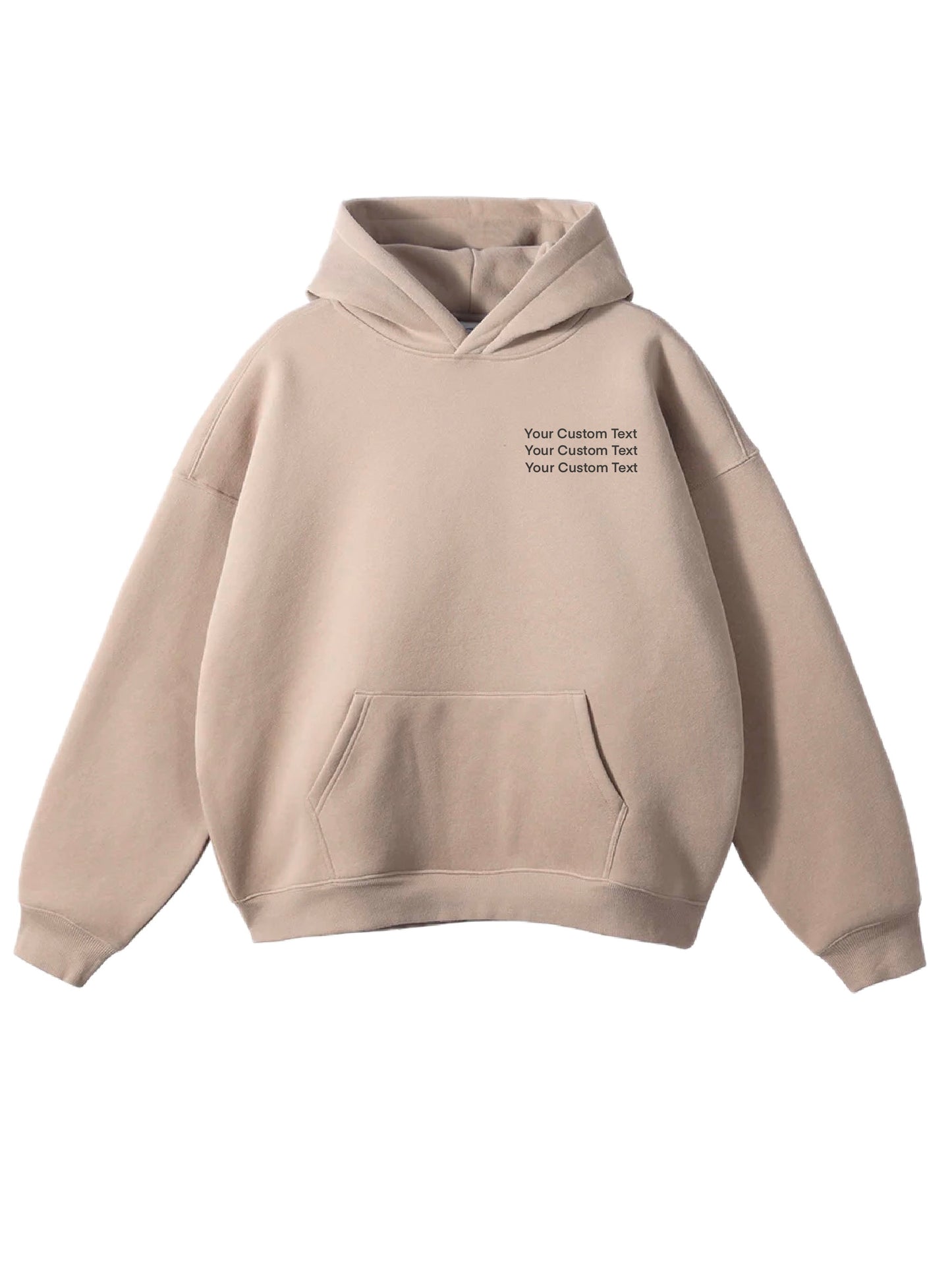 Hoodie with Small Text