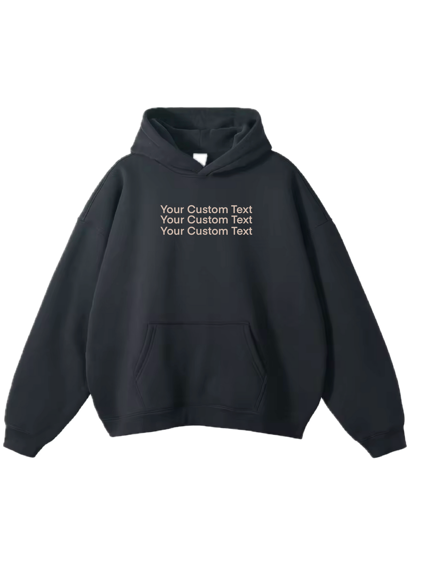 Hoodie with Large Text