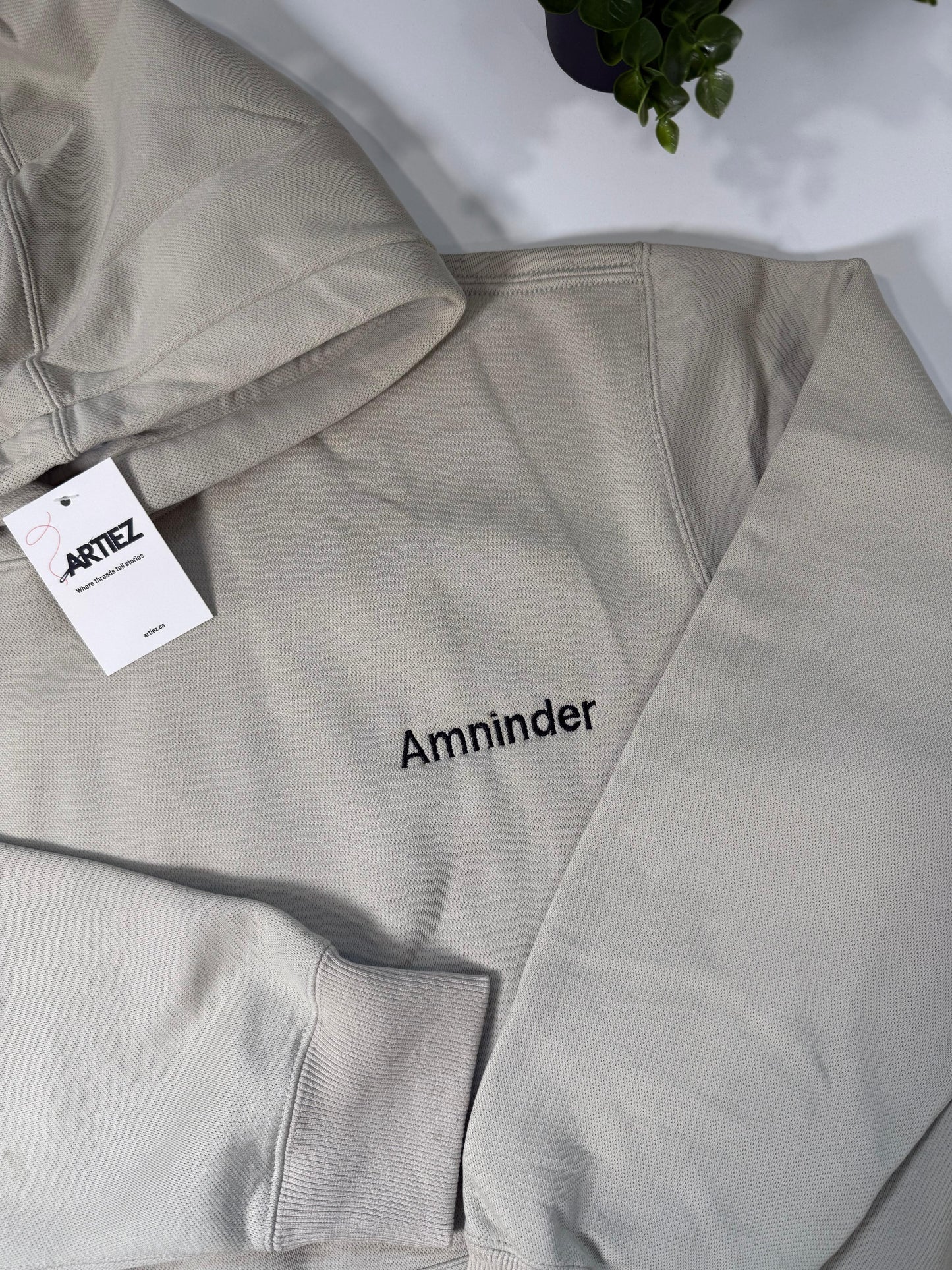 Hoodie with Small Text