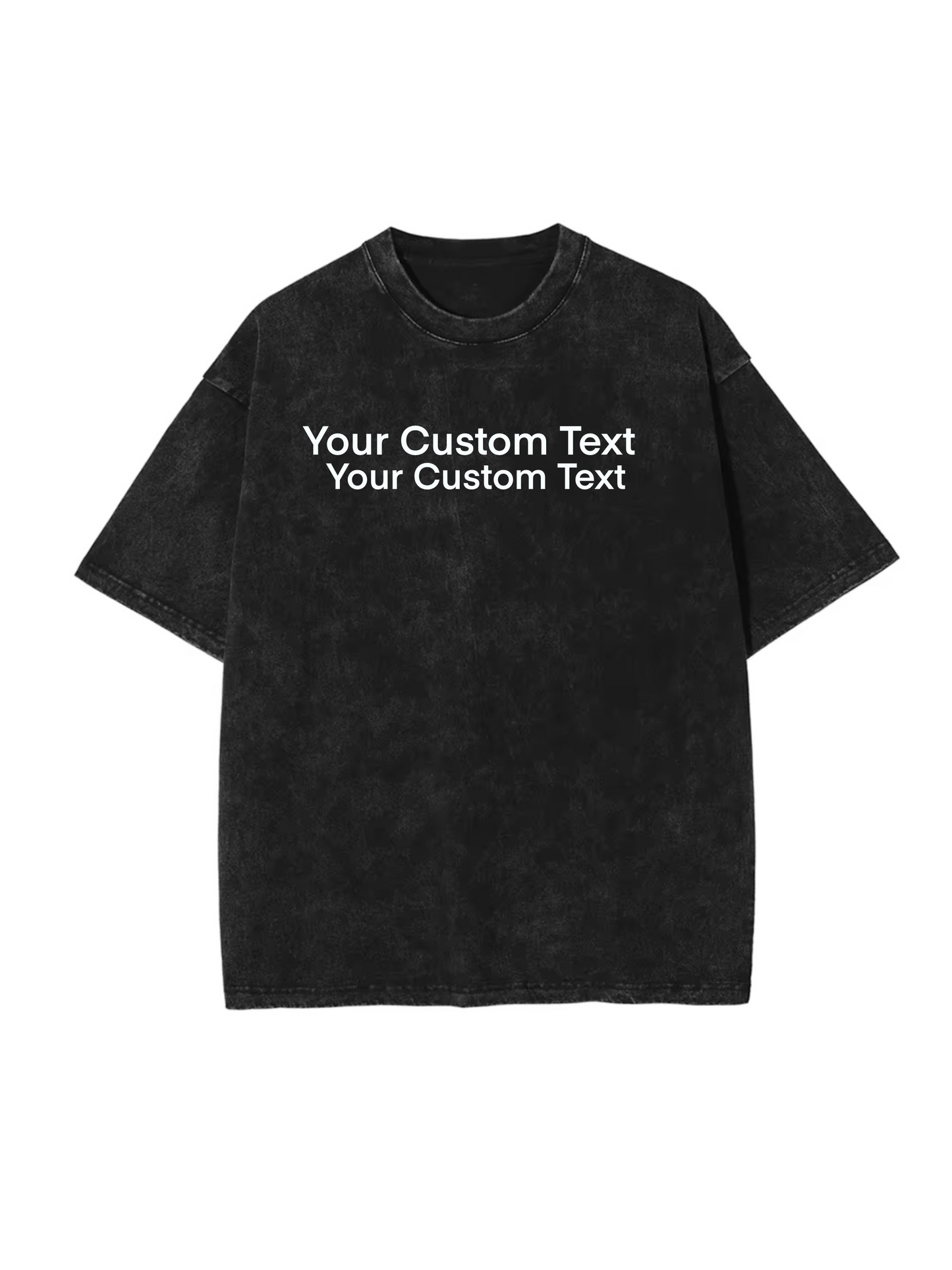 Premium Vintage Washed T-Shirt - Large Text