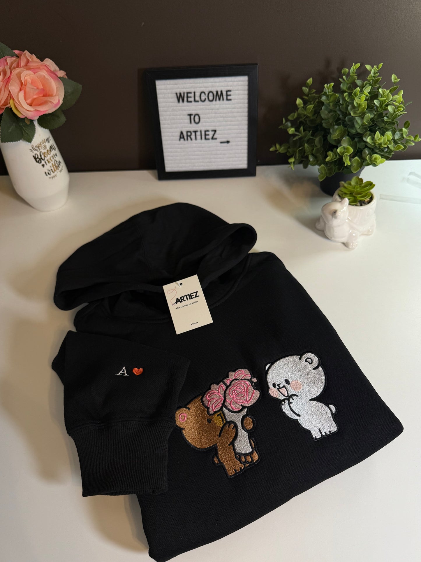 Custom Embroidered Design 190mm x 190mm