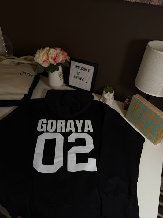 Hoodie with Large Text