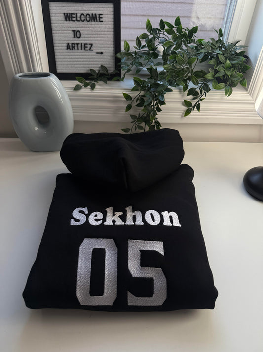 Hoodie with Large Text